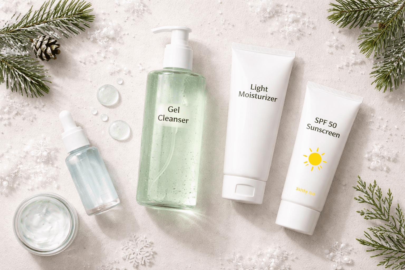 skincare routine for oily skin in winter